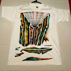 Abstract Vintage Style shirt colorful and retro